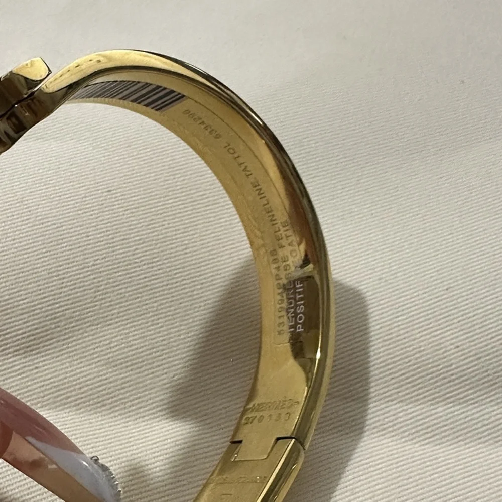 Hermès Buckle Enamel White Bracelet - Picture 5 of 6